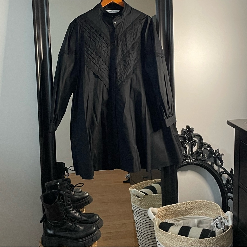 Zara black dress
